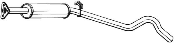 BOSAL Mittelschalldämpfer