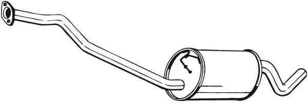 BOSAL Mittelschalldämpfer