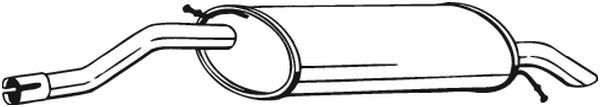 BOSAL Endschalldämpfer