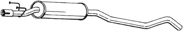 BOSAL Mittelschalldämpfer