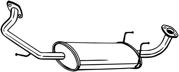 BOSAL Mittelschalldämpfer