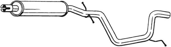 BOSAL Mittelschalldämpfer