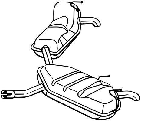 BOSAL Endschalldämpfer