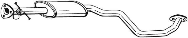 BOSAL Mittelschalldämpfer