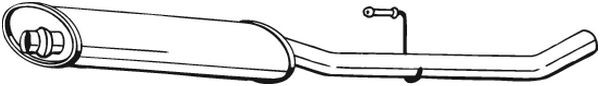 BOSAL Mittelschalldämpfer