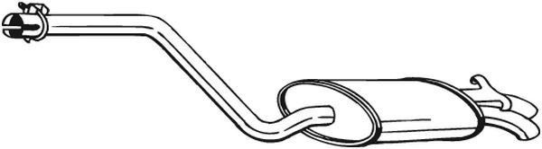 BOSAL Endschalldämpfer