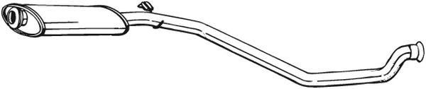 BOSAL Mittelschalldämpfer
