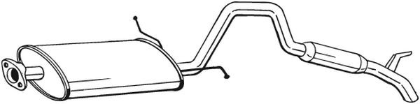 BOSAL Endschalldämpfer