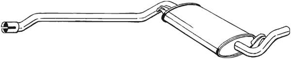 BOSAL Mittelschalldämpfer