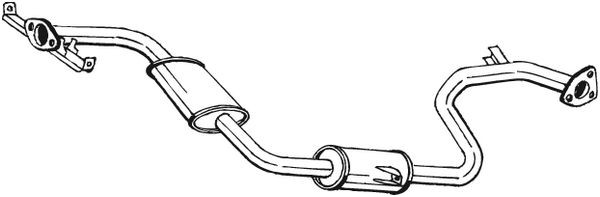 BOSAL Mittelschalldämpfer