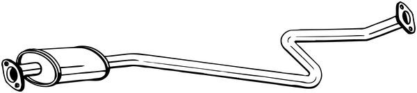 BOSAL Mittelschalldämpfer