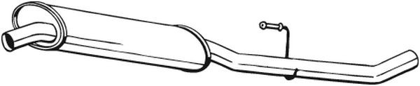 BOSAL Mittelschalldämpfer