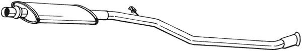 BOSAL Mittelschalldämpfer