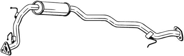BOSAL Mittelschalldämpfer