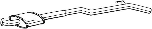 BOSAL Mittelschalldämpfer