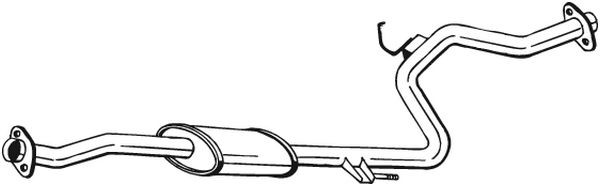 BOSAL Mittelschalldämpfer