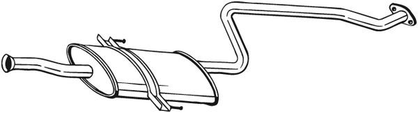 BOSAL Mittelschalldämpfer