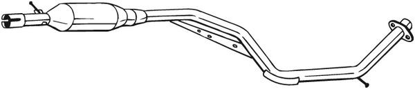 BOSAL Mittelschalldämpfer