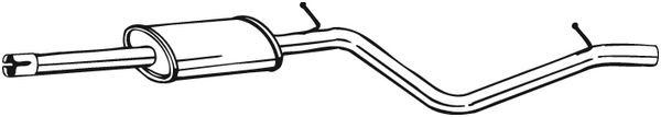 BOSAL Mittelschalldämpfer