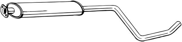 BOSAL Mittelschalldämpfer