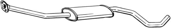 BOSAL Mittelschalldämpfer