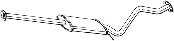 BOSAL Mittelschalldämpfer