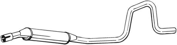 BOSAL Mittelschalldämpfer