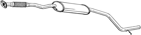 BOSAL Mittelschalldämpfer