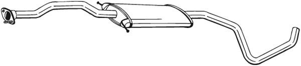 BOSAL Mittelschalldämpfer