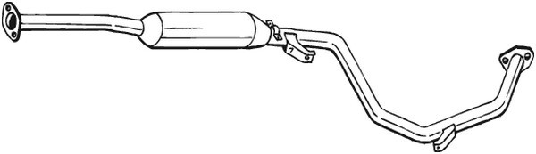 BOSAL Mittelschalldämpfer