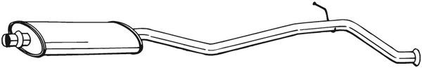 BOSAL Mittelschalldämpfer