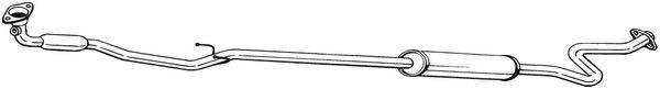 BOSAL Mittelschalldämpfer