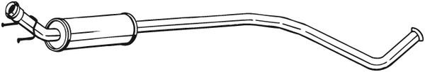 BOSAL Mittelschalldämpfer