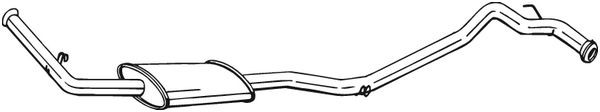 BOSAL Mittelschalldämpfer