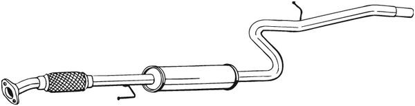 BOSAL Mittelschalldämpfer