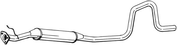 BOSAL Mittelschalldämpfer