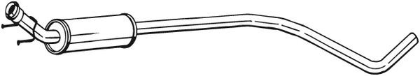BOSAL Mittelschalldämpfer