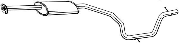 BOSAL Mittelschalldämpfer