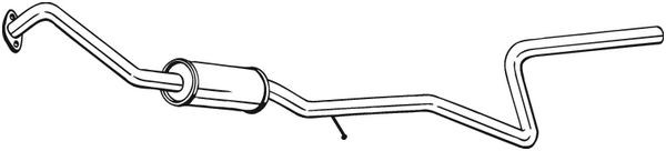 BOSAL Mittelschalldämpfer