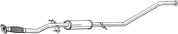 BOSAL Mittelschalldämpfer