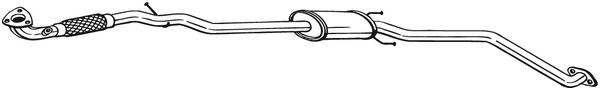 BOSAL Mittelschalldämpfer