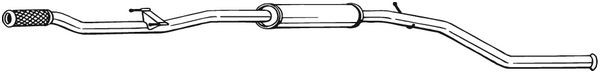 BOSAL Mittelschalldämpfer