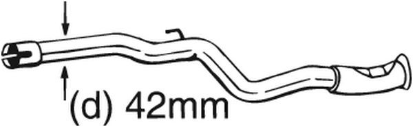 BOSAL Reparaturrohr, Katalysator