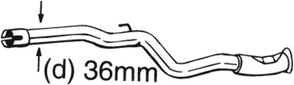BOSAL Reparaturrohr, Katalysator