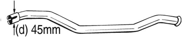 BOSAL Reparaturrohr, Katalysator