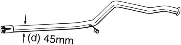 BOSAL Reparaturrohr, Katalysator