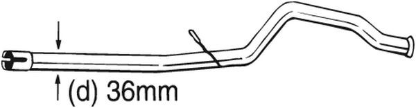 BOSAL Reparaturrohr, Katalysator