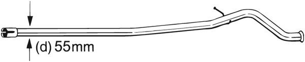 BOSAL Reparaturrohr, Katalysator
