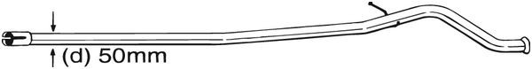 BOSAL Reparaturrohr, Katalysator