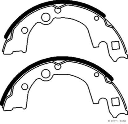 HERTH+BUSS JAKOPARTS Bremsbackensatz